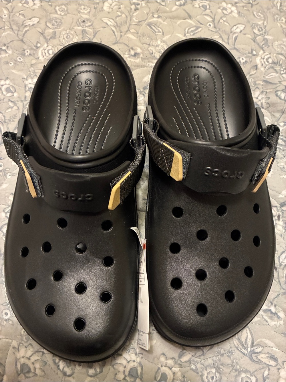 Crocs Classic All Terrain Clog Men’s US 13 M Slip-On Adjustable Strap Black NWT